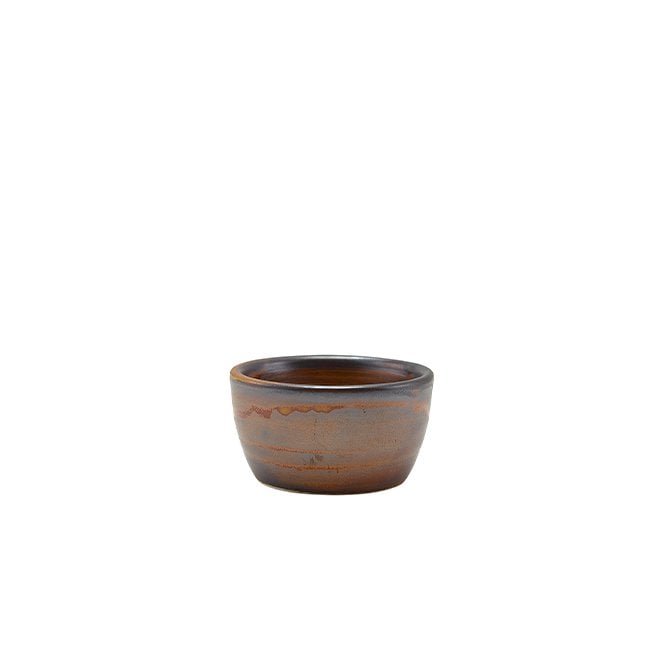 Genware Terra Porcelain Rustic Copper Ramekin 45ml/ 1.5oz | Box of 12