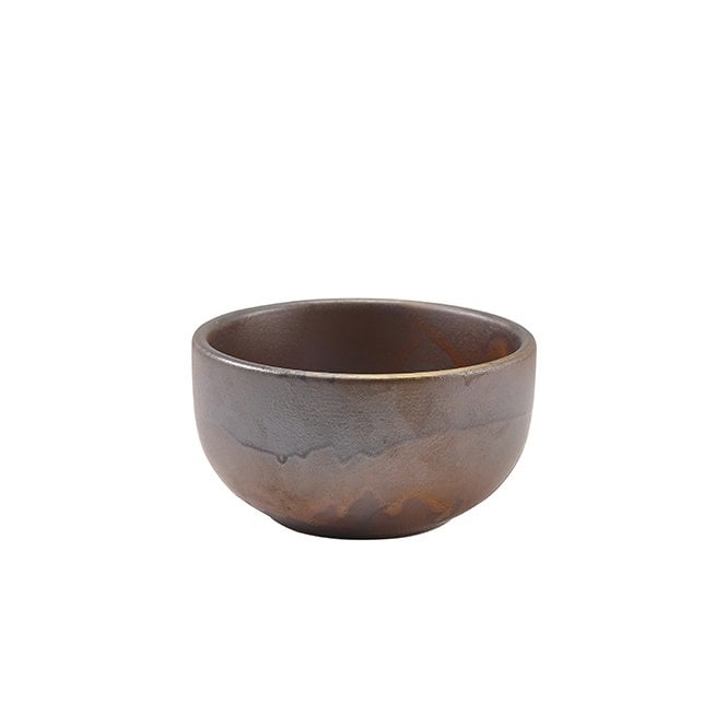 Genware Terra Porcelain Rustic Copper Round Bowl 11.5cm | Box of 6