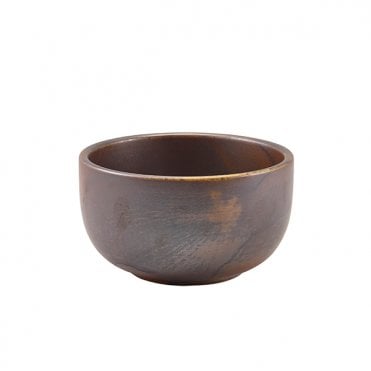 Terra Porcelain Rustic Copper Round Bowl 12.5cm | Box of 6