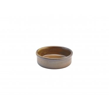 Terra Porcelain Rustic Copper Tapas Dish 10cm | Box of 12