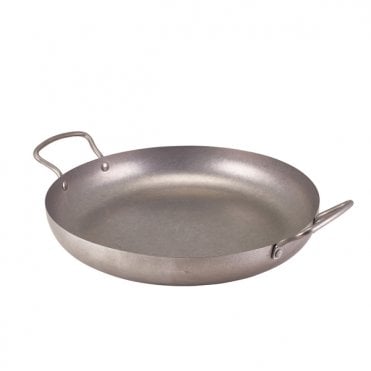 Vintage Steel Deep Paella Pan 32cm | Box of 6
