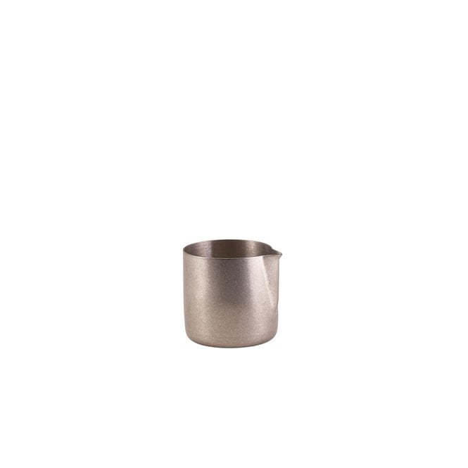Genware Vintage Steel Jug 10cl/ 3.5oz | Box of 12