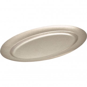 GenWare Vintage Steel Oval Platter 41cm | Box of 6