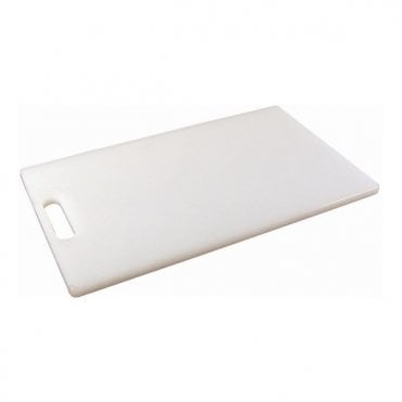 GenWare White Low Density Chopping Board 10 x 6 x 0.5"