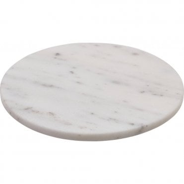 GenWare White Marble Platter 20.5cm Dia