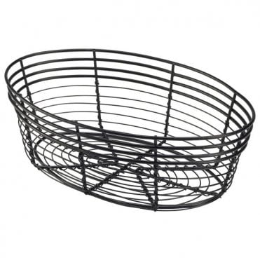 Wire Basket  Oval 25.5 x 16 x 8cm | Box of 6
