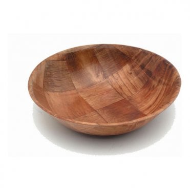 Woven Wood Bowls 6" Dia | Box of 12