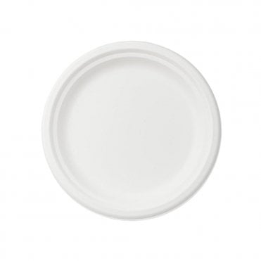Bagasse Plate Biodegradable (178mm/7") | Box of 1000