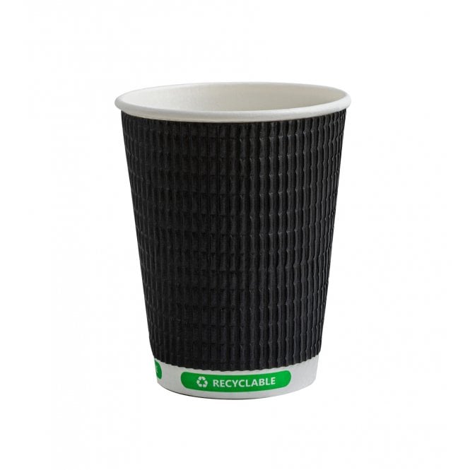 Green Planet Black Bio Cup 227ml (8oz)  | Box of 500