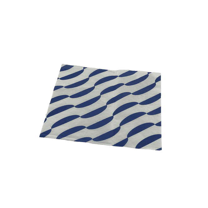 Green Planet Blue Stripe Burger Wrap 250 x 320mm | Box of 1000