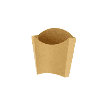 Kraft Medium Chip Scoop | Box of 1000