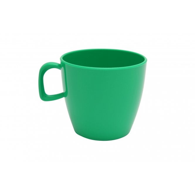 Harfield Polycarb Cup with handle 220ml Emerald Green | BOX OF 6