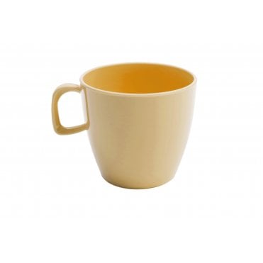 Polycarb Cup with handle 220ml Honey | BOX OF 6