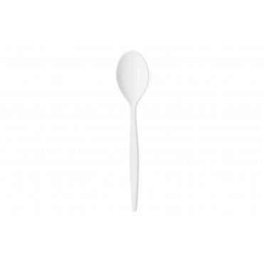 Polycarb Teaspoon White | BOX OF 6