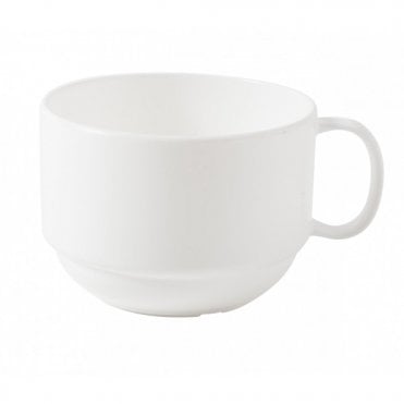 Polycarb White Cup With Handle 9.3oz | Box of 12