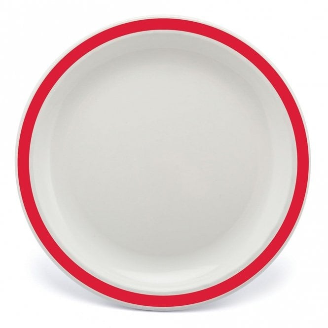 Harfield Red Polycarb Duo 17cm Plate | BOX OF 6