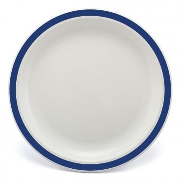 Royal Blue Polycarb Duo 23cm Plate | BOX OF 6