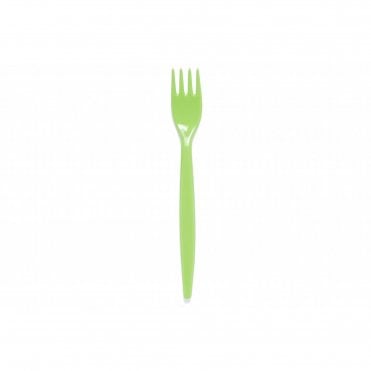 Standard Polycarb Fork Apple Green | BOX OF 6