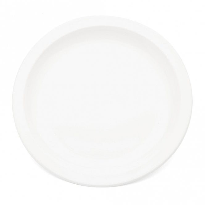 Harfield White Polycarb Narrow Rimmed 17cm Plate | BOX OF 6