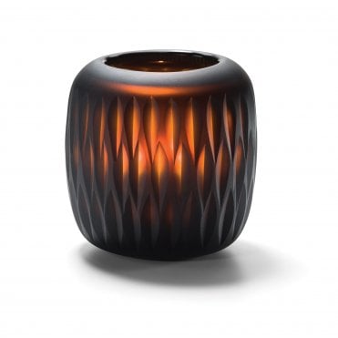 Mystic Black & Amber Glass Votive 10.8 x 10.2cm (4 1/4 x 4") | Box of 18