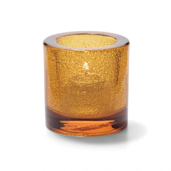 Hollowick Thick Round Amber Jewel Tealight 7 x 7.3cm (2 3/4 x 2 4/5
