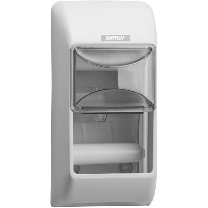 Katrin 2 Roll Toilet Roll Dispenser White