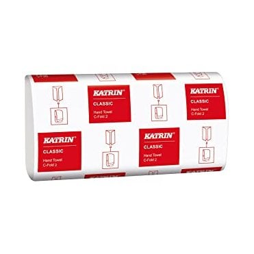 Classic C-Fold Hand Towels, White, 2 Ply | Box of 2250
