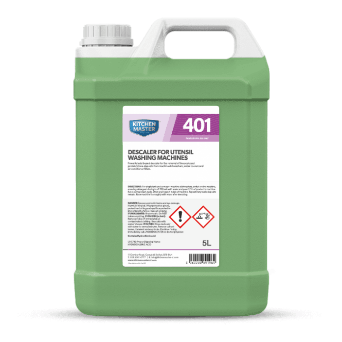 Kitchenmaster Descaler Washing Machine 401 | 2x5Ltr