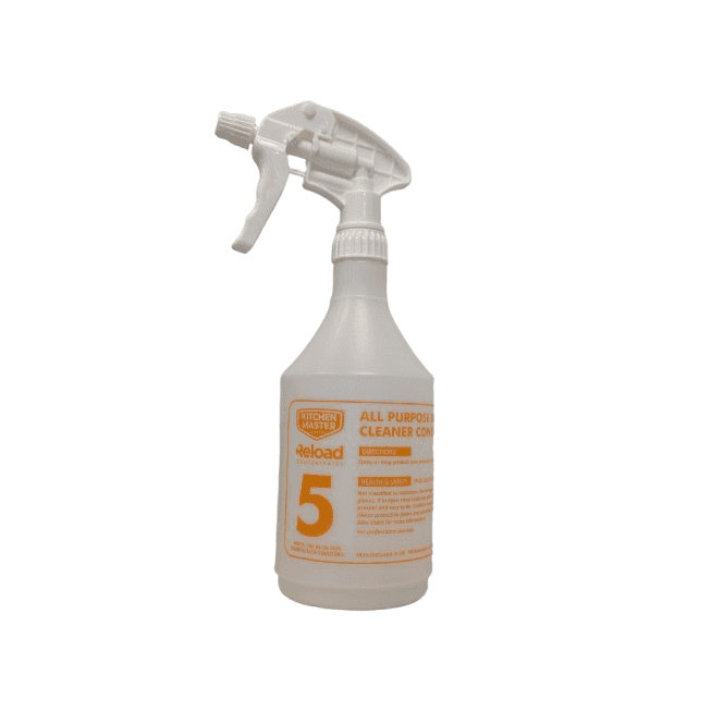 Kitchenmaster Reload No.5 Empty Bottle & Trigger 750ml