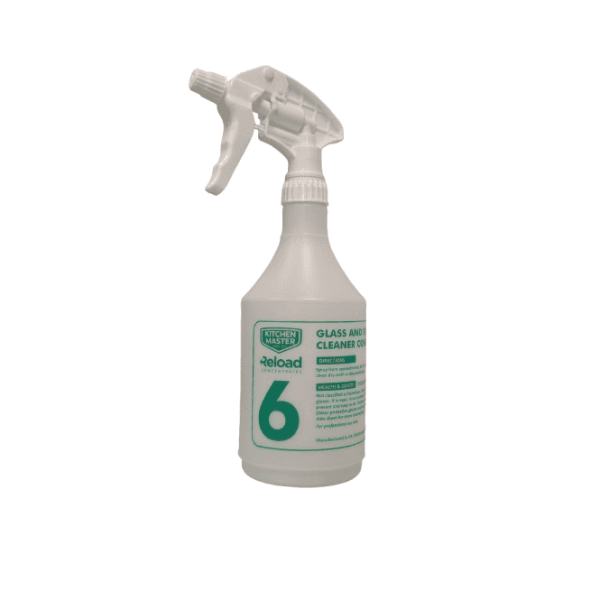 Kitchenmaster Reload No.6 Empty Bottle & Trigger 750ml
