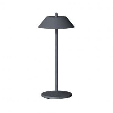 Pirlo Dark Grey LED Rechargeable Table Light 13 x 28cm (5 1/10 x 11")
