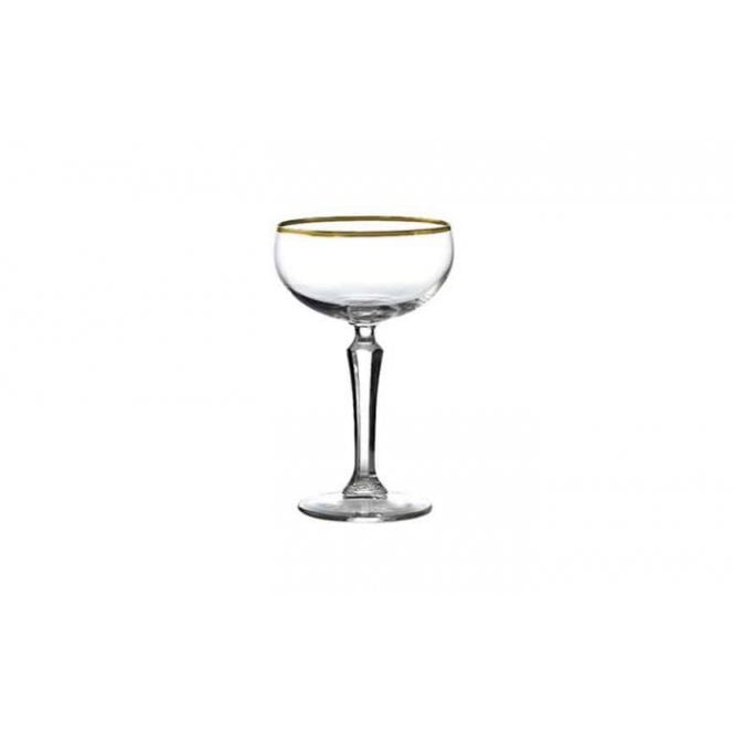 Libbey Speakeasy Gold Banded Coupe 8.25oz (23.5cl) | Box of 12