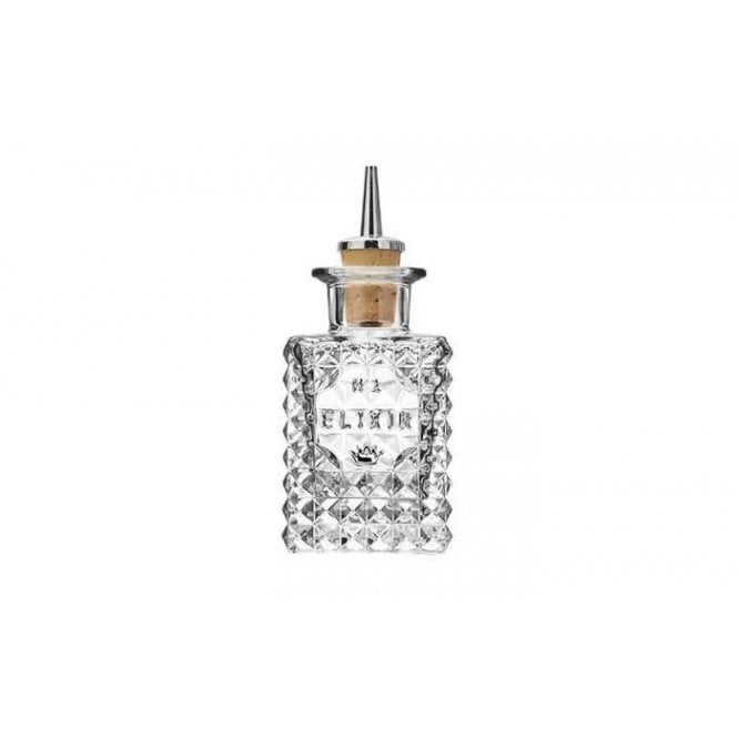 Luigi Bormioli Mixology Dash Bottle Elixir No.1 Square 3.5oz (10cl) | Box of 24