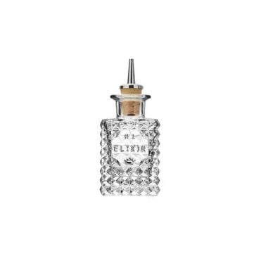 Mixology Dash Bottle Elixir No.1 Square 3.5oz (10cl) | Box of 24