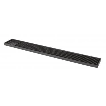 Black Rubber Bar Mat 24” x 3”
