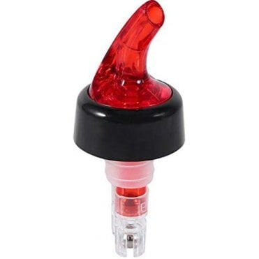 Econo-Pourer 25ml Red Spout Black Collar