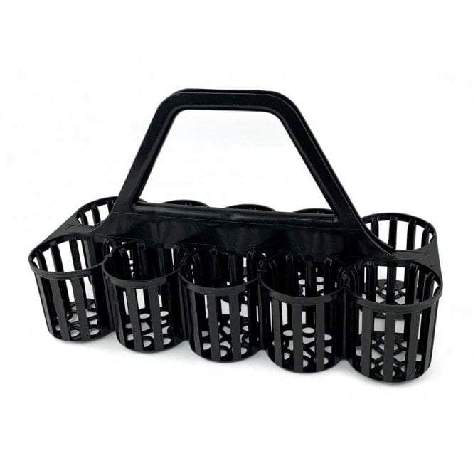 Metropolitan Barware Grey Glass Collecting Basket