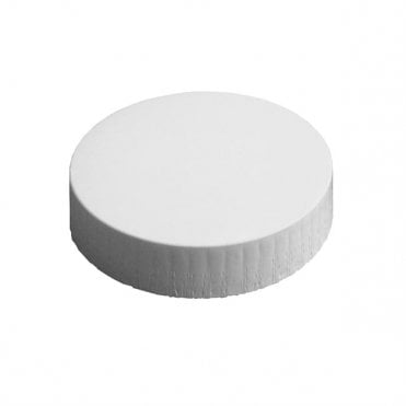 Plain White Paper Glass Cover 62mm | Box of 1000