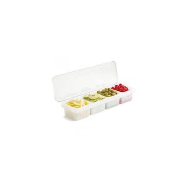 Stainless Steel Condiment Holders 5 Compartment