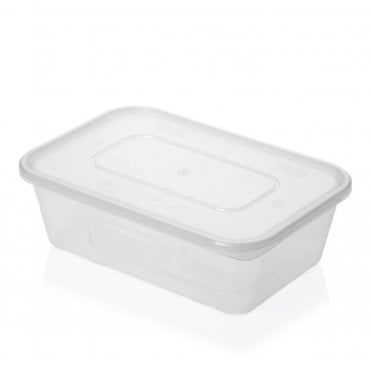 Microwave Container 650ml & Lid | Box of 250