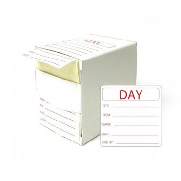 Food Preparation Labels | Box of 500