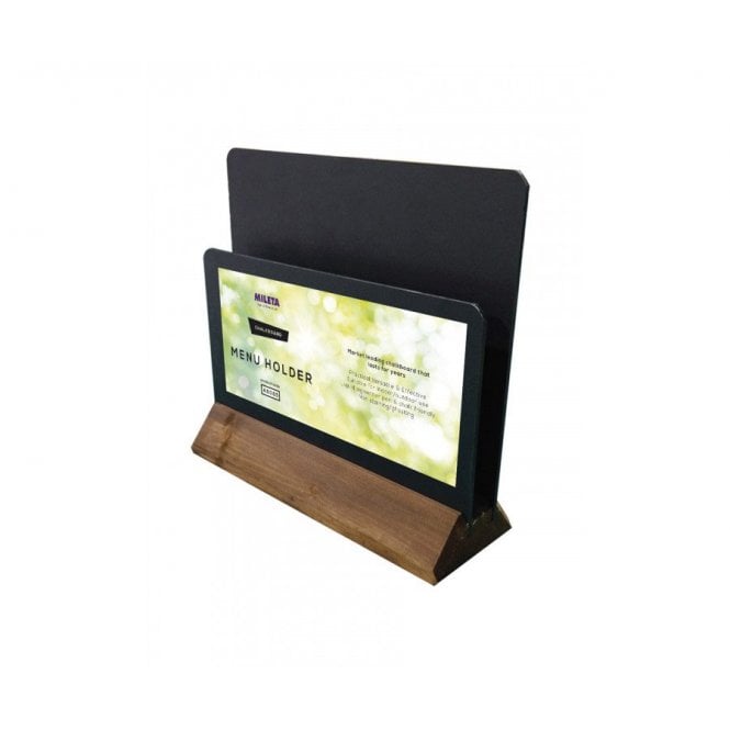 Mileta Signs Table Top Chalkboard Menu Holder