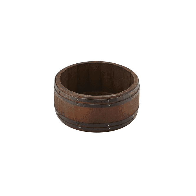 Miniature Wooden Barrel 16.5x8cm