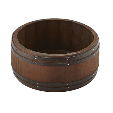 Miniature Wooden Barrel 16.5x8cm