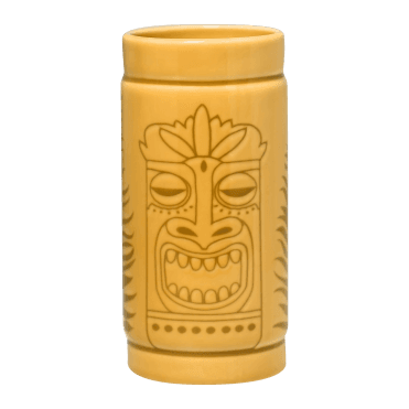 Aztek Yellow Tiki Mug 40cl / 13.55oz | Box of 6