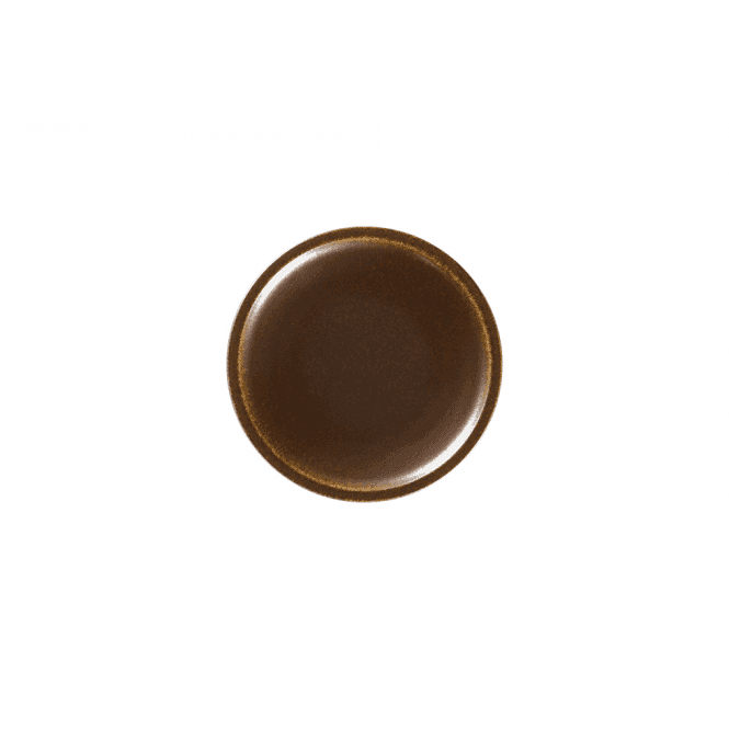 RAK Porcelain Ease Rust Coupe Plate 21cm | Box of 12