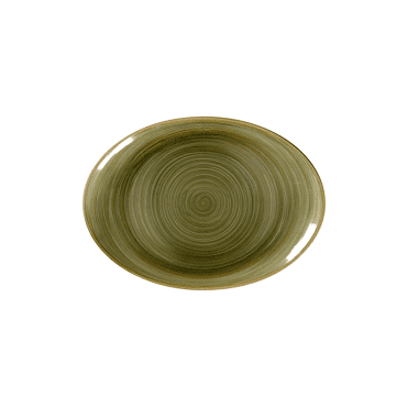 Spot Emerald Oval Platter 32cm | Box of 6