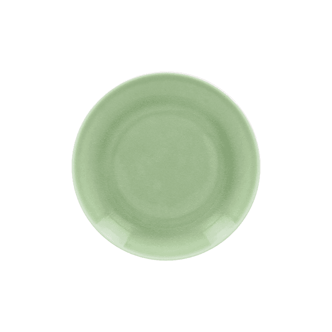 RAK Porcelain Vintage Flat Coupe Plate Green 27cm | Box of 12