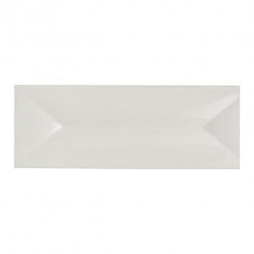 White Album Rectangular Tray w/ Indent 28.5 x 10cm (11 1/8 x 3 7/8") | Box of 12