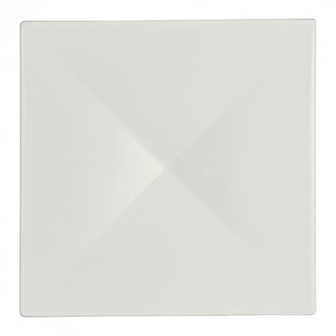 Rene Ozorio White Album Square Elevation w/ Indent 16.2 x 16.2 x 1.9cm (6 3/8 x 6 3/8 x 3/4